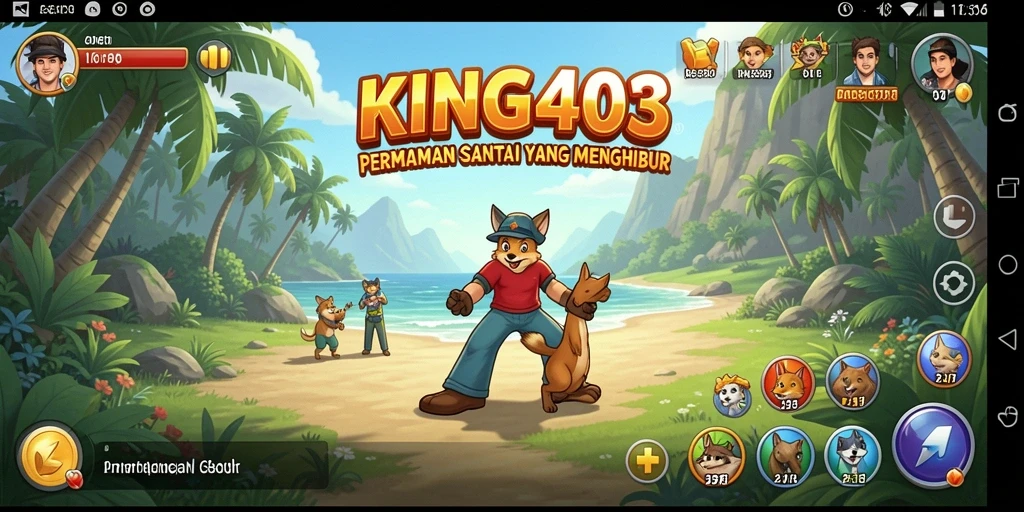 Tampilan gameplay KING403 yang mengasyikkan dan penuh warna.