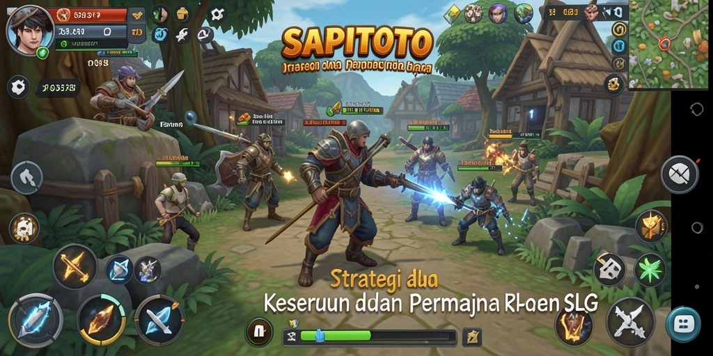 Tampilan gameplay menarik dari SAPITOTO yang menggambarkan strategi dan keahlian.