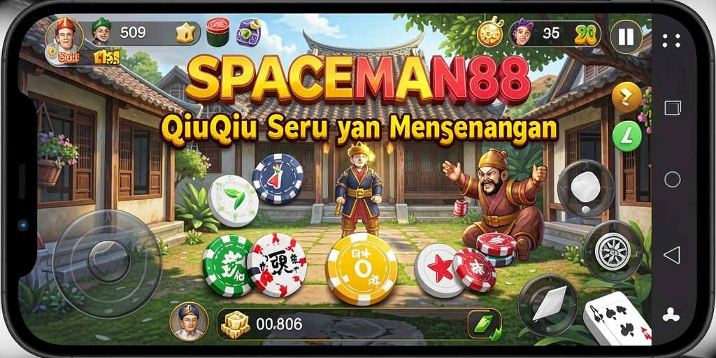 Tampilan gameplay menarik di SPACEMAN88 dengan grafis yang indah.
