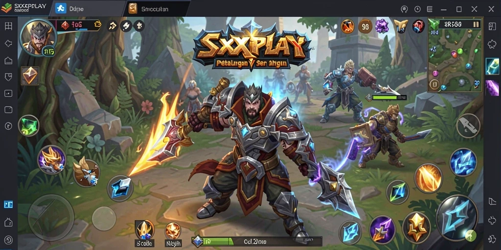 Screenshot gameplay SXXPLAY menampilkan aksi mendebarkan dalam petualangan ARPG.