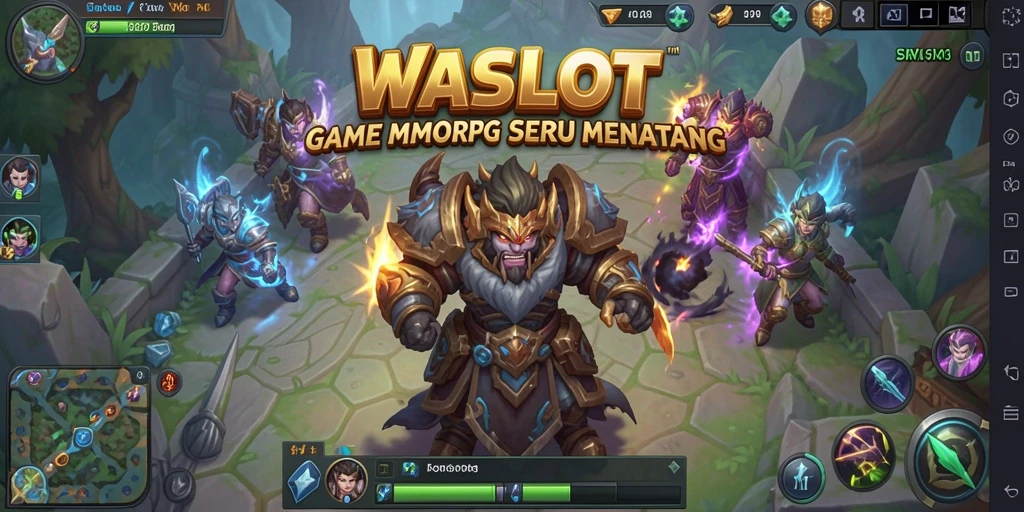 Tampilan gameplay seru dalam dunia MMORPG WASLOT.